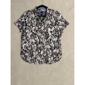 Nautica Jeans Button-up Top Women's Large Cotton  NEW